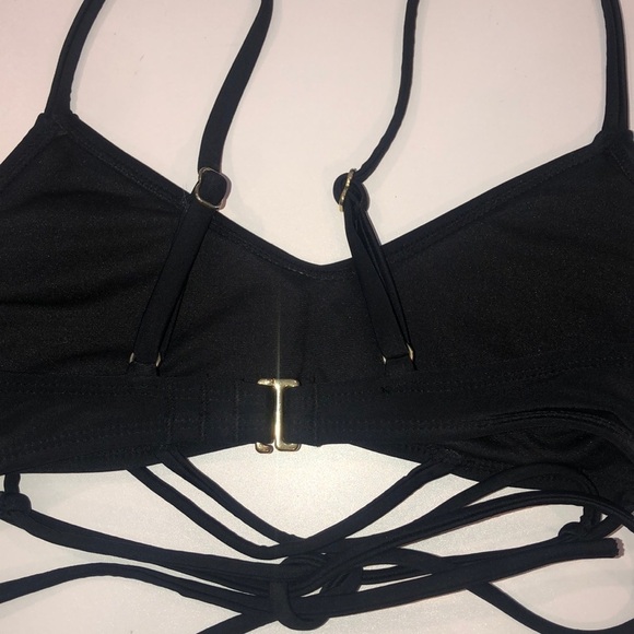 Xhilaration Black Bikini Top Size XS - Picture 4 of 5